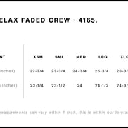 Women's Relax Faded Crew