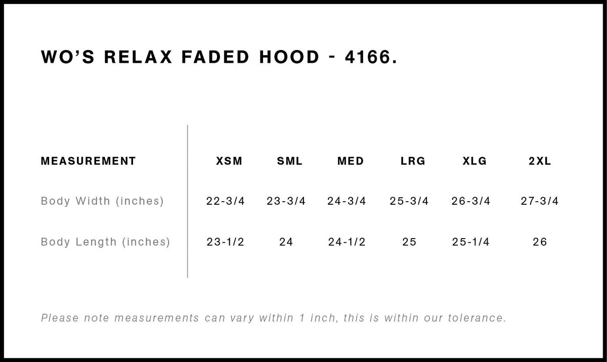 Woman's Relax Faded Hoodie